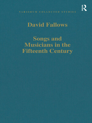 cover image of Songs and Musicians in the Fifteenth Century